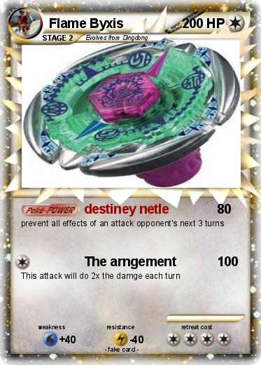 Pokemon Flame Byxis