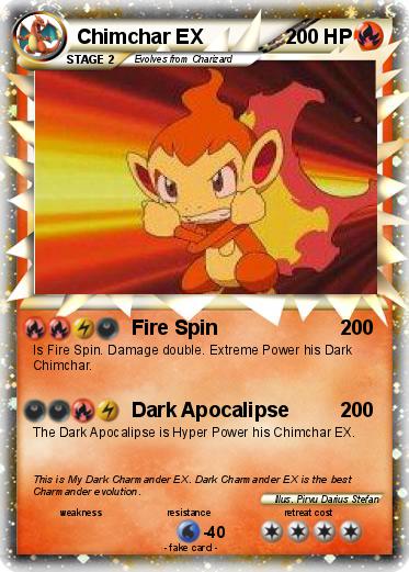 Pokemon Chimchar EX
