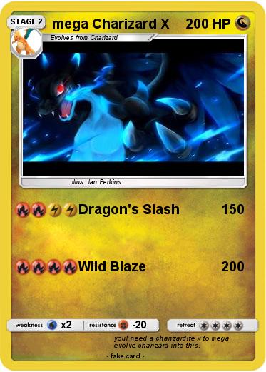 Pokemon mega Charizard X
