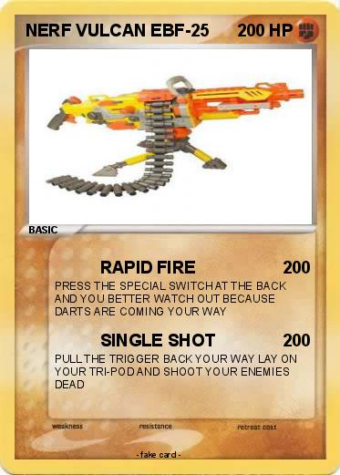 Pokemon NERF VULCAN EBF-25