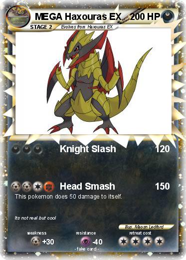 Pokemon MEGA Haxouras EX