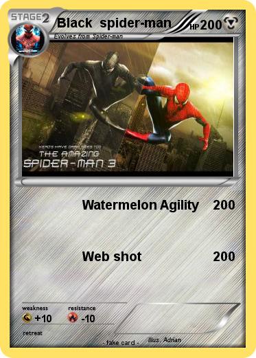 Pokemon Black  spider-man