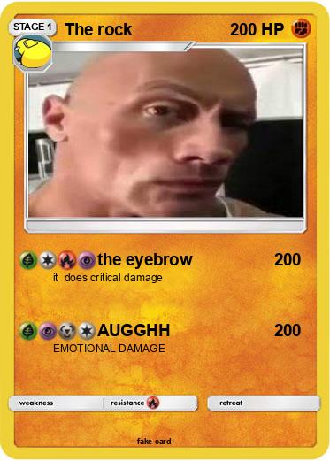 Pokemon The rock
