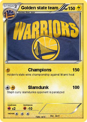 Pokemon Golden state team