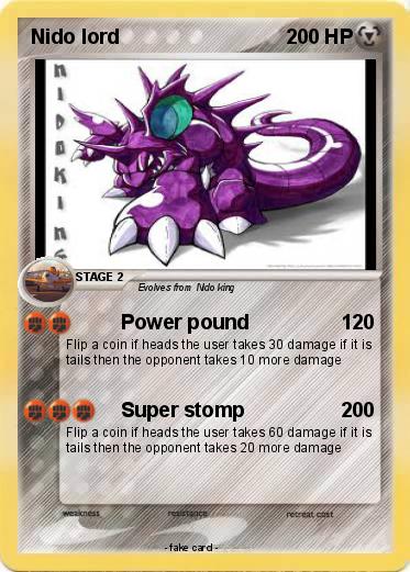 Pokemon Nido lord