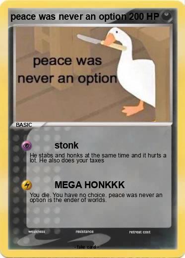 Pokemon peace was never an option