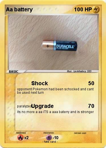 Pokemon Aa battery