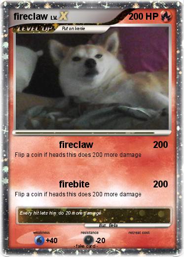 Pokemon fireclaw