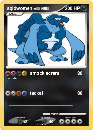 Pokemon sqidwomen