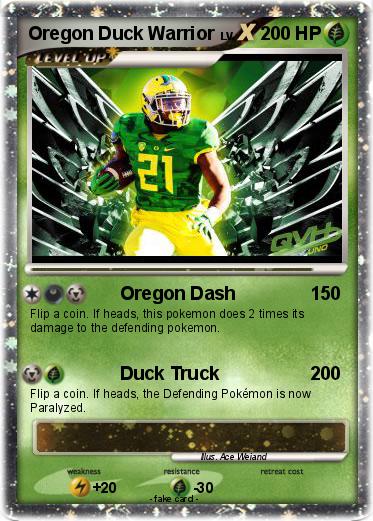 Pokemon Oregon Duck Warrior