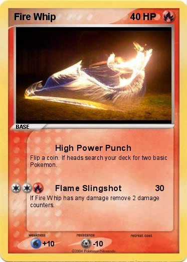 Pokemon Fire Whip