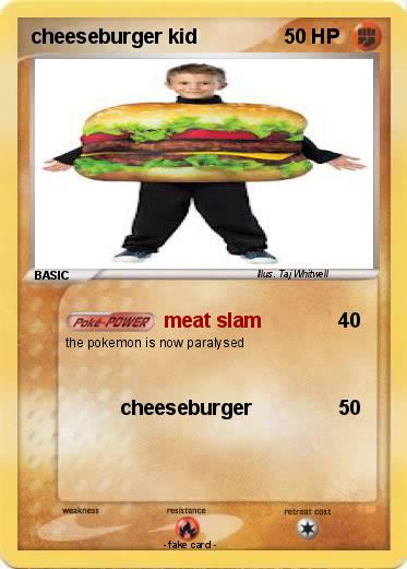 Pokemon cheeseburger kid