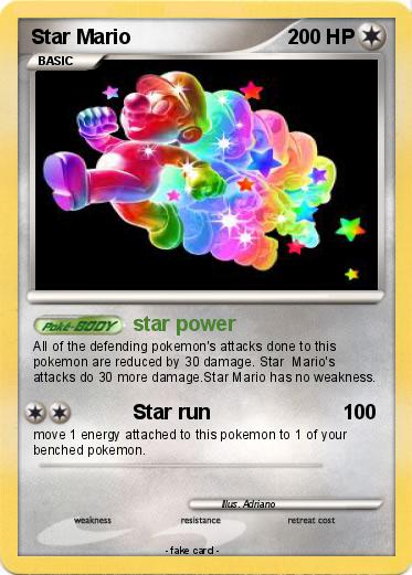 Pokemon Star Mario