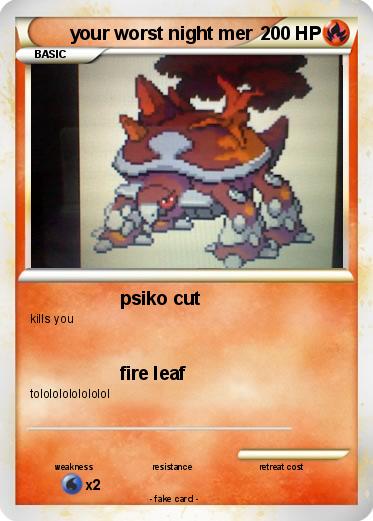 Pokemon your worst night mer