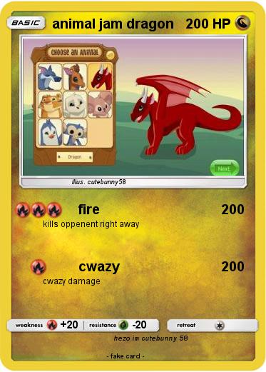 Pokemon animal jam dragon