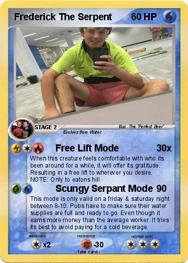 Pokemon Frederick The Serpent