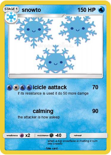 Pokemon snowto