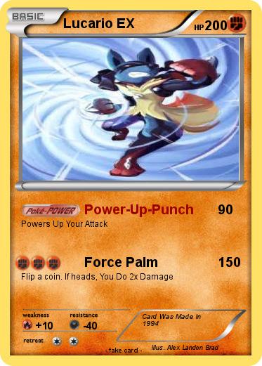 Pokemon Lucario EX