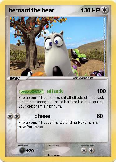 Pokemon bernard the bear
