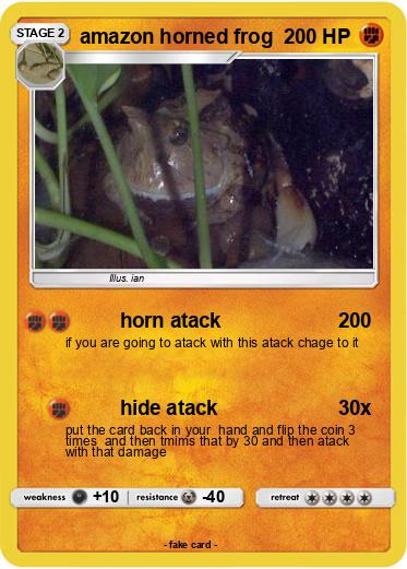 Pokemon amazon horned frog
