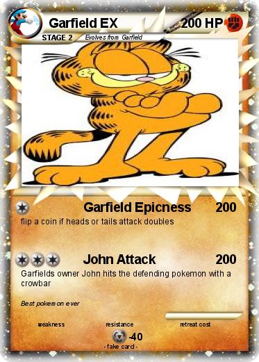 Pokemon Garfield EX