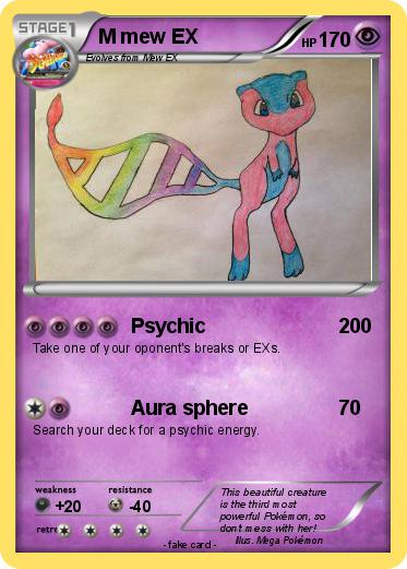 Pokemon M mew EX