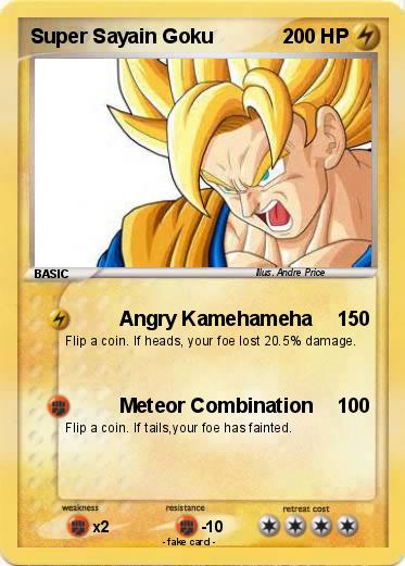 Pokemon Super Sayain Goku