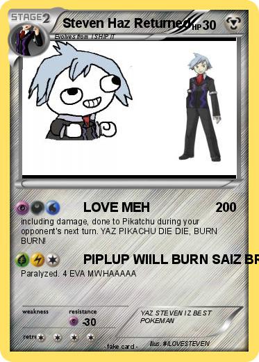 Pokemon Steven Haz Returned