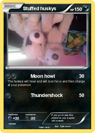 Pokemon Stuffed huskys