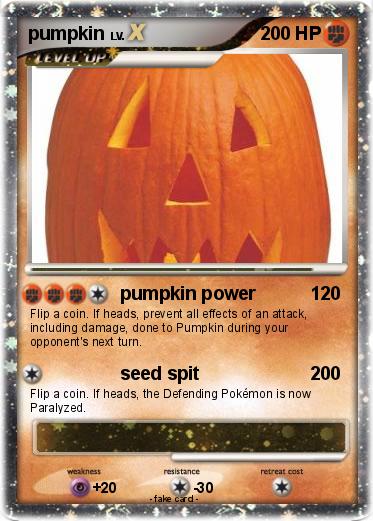 Pokemon pumpkin