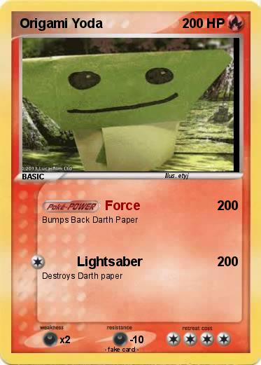 Pokemon Origami Yoda