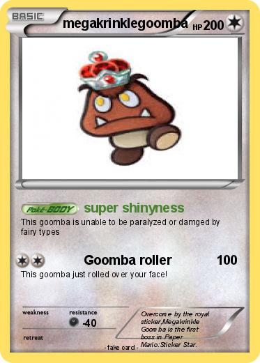 Pokemon megakrinklegoomba