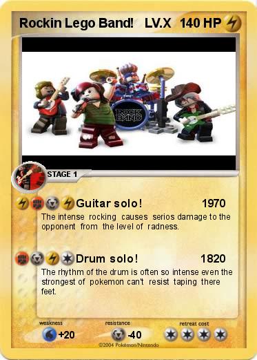 Pokemon Rockin Lego Band!   LV.X