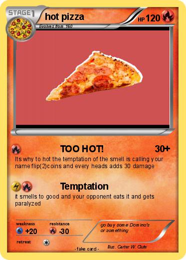 Pokemon hot pizza