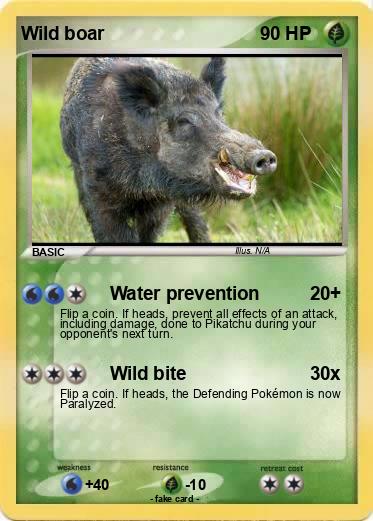 Pokemon Wild boar