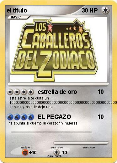 Pokemon el titulo