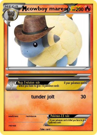 Pokemon cowboy mareep