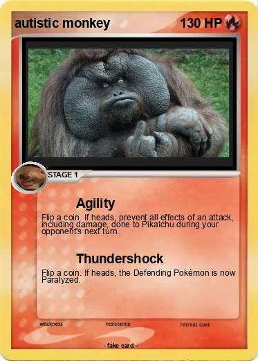 Pokemon autistic monkey
