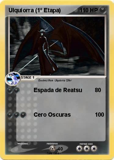 Pokemon Ulquiorra (1º Etapa)