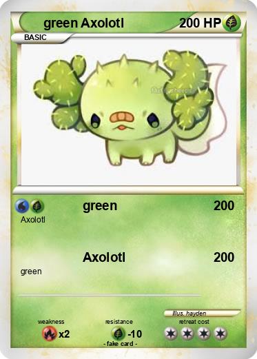 Pokemon green Axolotl