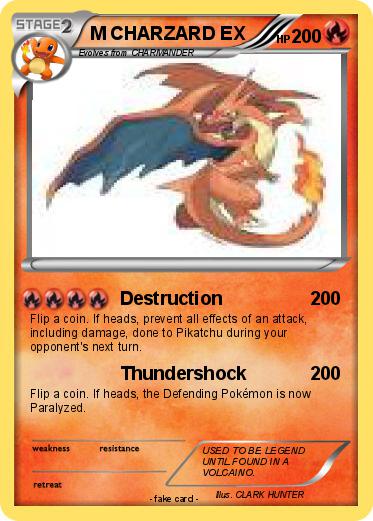 Pokemon M CHARZARD EX