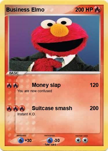 Pokemon Business Elmo