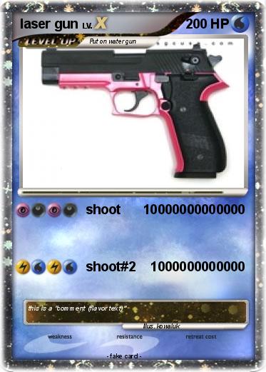 Pokemon laser gun