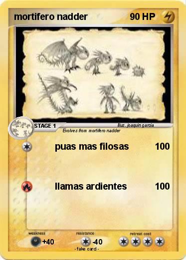 Pokemon mortifero nadder