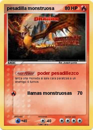 Pokemon pesadilla monstruosa