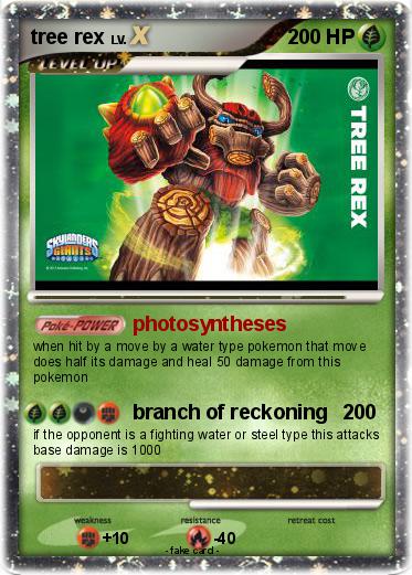 Pokemon tree rex