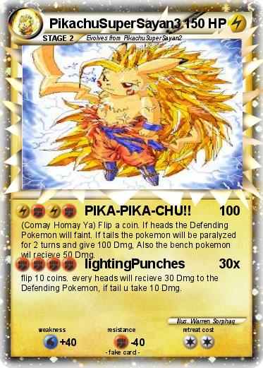 Pokemon PikachuSuperSayan3