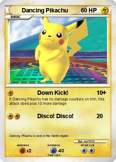 Pokemon Dancing Pikachu