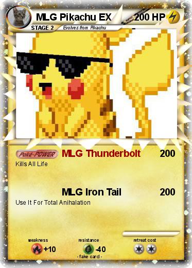 Pokemon MLG Pikachu EX