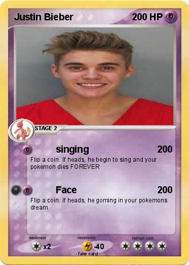 Pokemon Justin Bieber